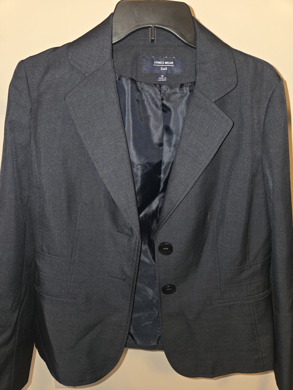 1Jones Wear Women's Navy Two-Button Blazer